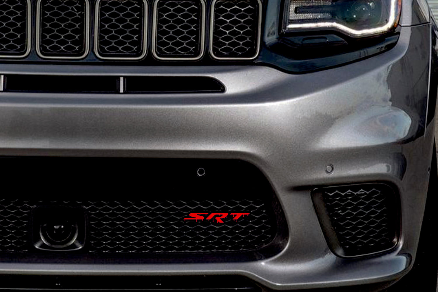Jeep Emblem & Badge Set - Grille and Tailgate SRT Blood logo Jeep emblems decoinfabric
