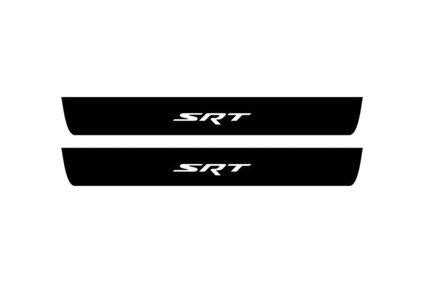 Jeep Grand Cherokee IV 2010-2021 Car Door Sill With Logo SRT (Premium Painting)