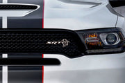DODGE Radiator grille emblem with SRT Hellcat Cap logo