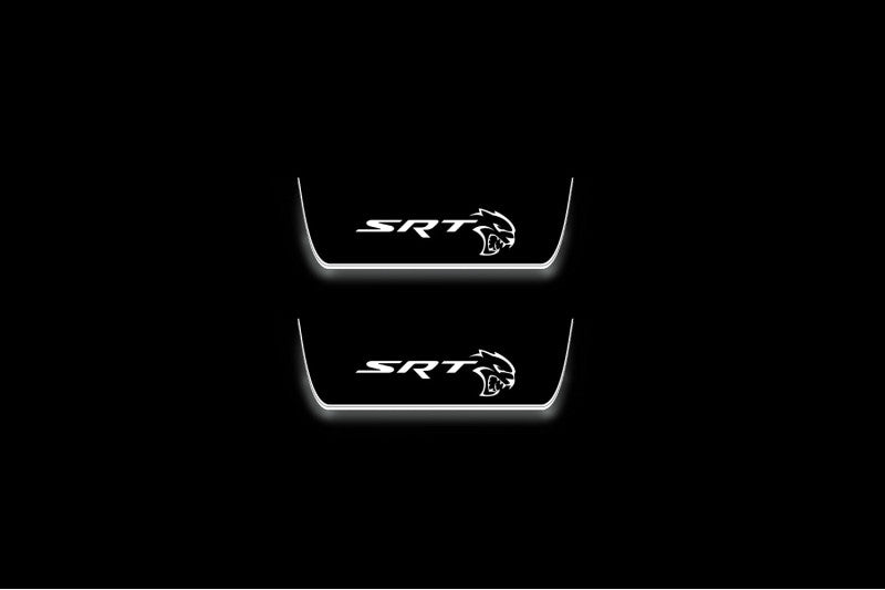 Jeep Grand Cherokee IV 2010-2021 Auto Door Sill Plates With Logo SRT Hellcat