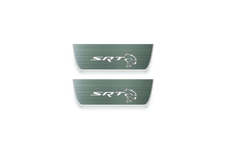 Jeep Grand Cherokee IV 2010-2021 Auto Door Sill Plates With Logo SRT Hellcat