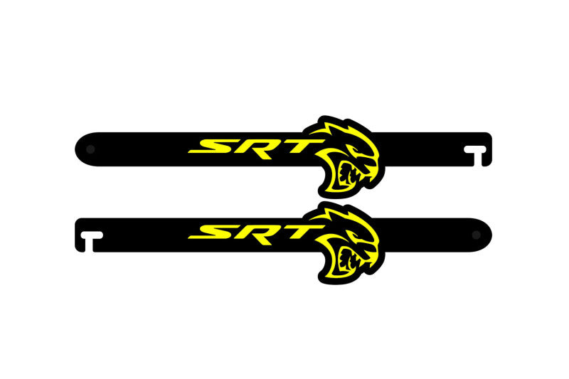 Custom Car Show Door Props SRT Hellcat Logo Stainless Steel