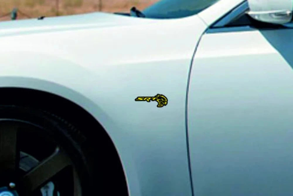 Dodge Emblem & Badges set with SRT Hellcat logo Dodge emblems decoinfabric