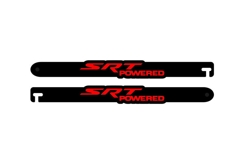 Custom Car Show Door Props SRT powered Logo Stainless Steel