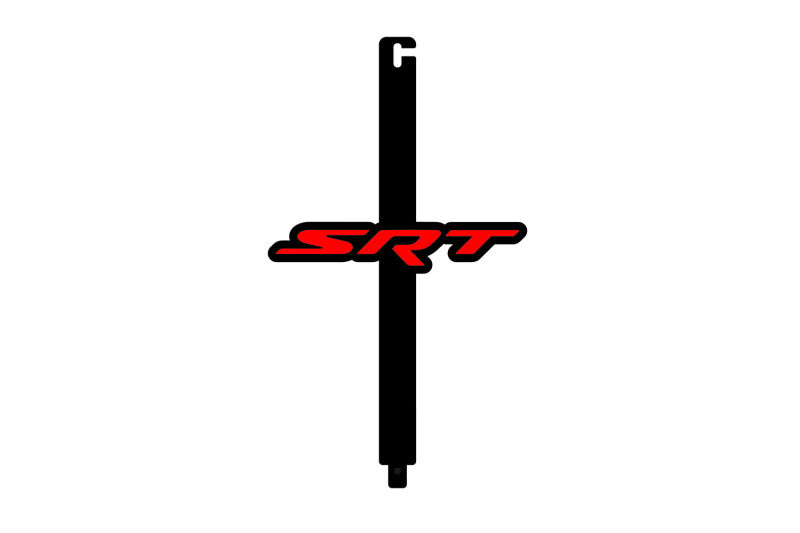 Car Show Stainless Steel Hood Prop with SRT (type 1) Logo