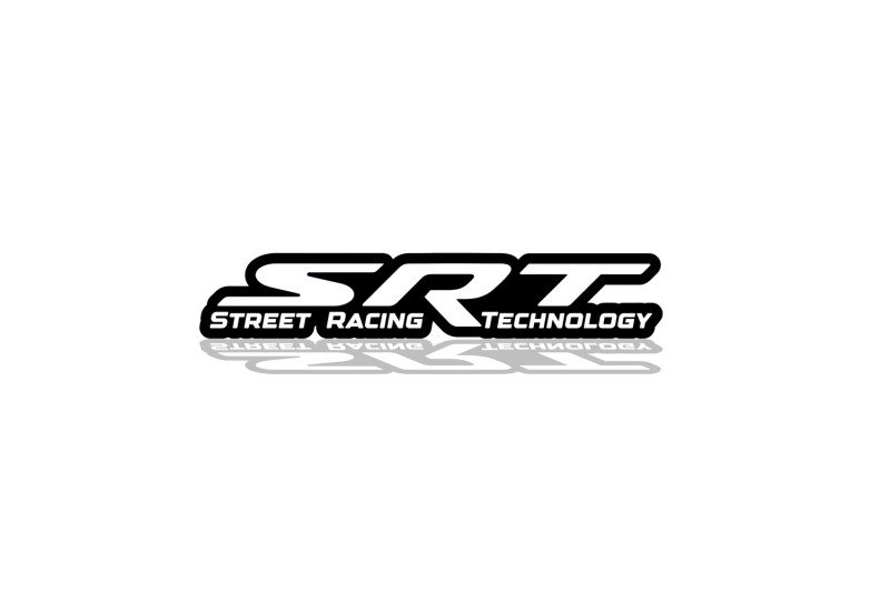 Chrysler tailgate trunk rear emblem with SRT logo (type 3)