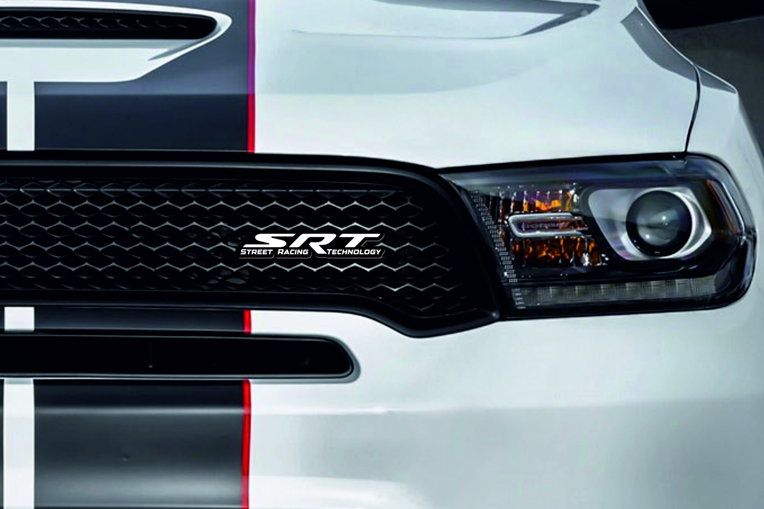 Dodge Emblem & Badges set with SRT logo (Type 3)