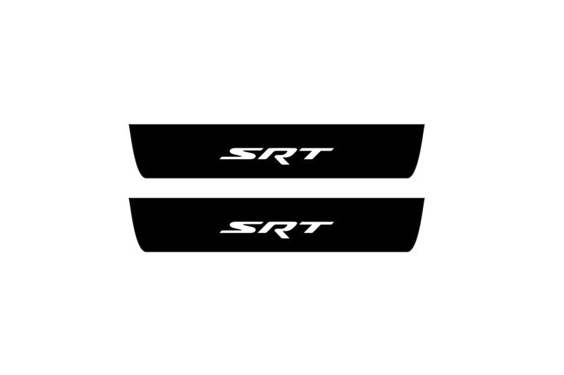 Dodge Durango III 2011+ Car Door Sill With Logo SRT (Premium Painting)