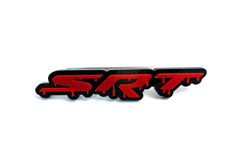 Jeep Emblem & Badges set with SRT Blood logo Jeep emblems decoinfabric BLACK RED