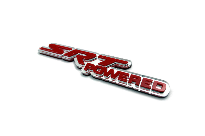 Chrysler tailgate trunk rear emblem with SRT Powered logo