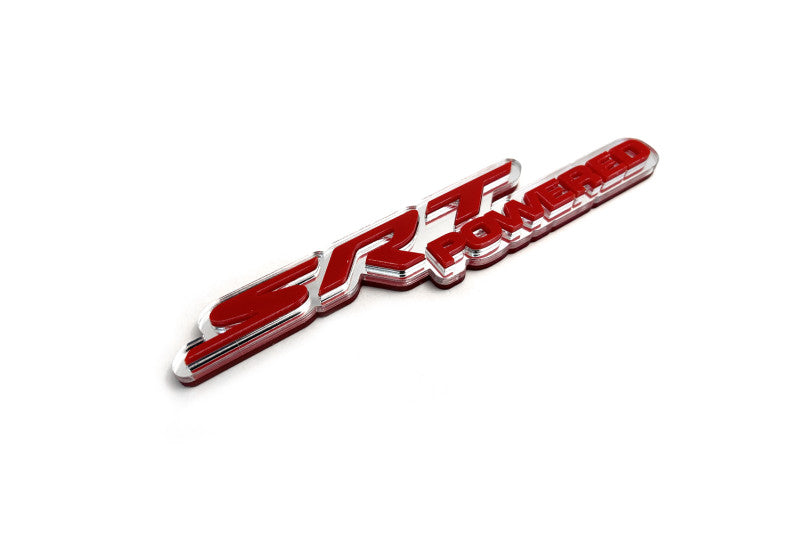 Chrysler tailgate trunk rear emblem with SRT Powered logo