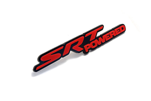 Emblema della griglia del radiatore DODGE con logo SRT Powered