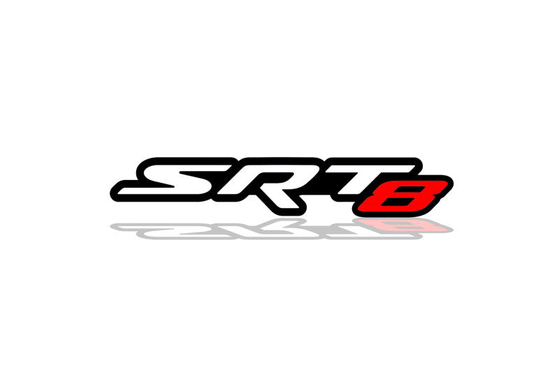 Chrysler tailgate trunk rear emblem with SRT8 logo (Type 3) Chrysler emblems decoinfabric
