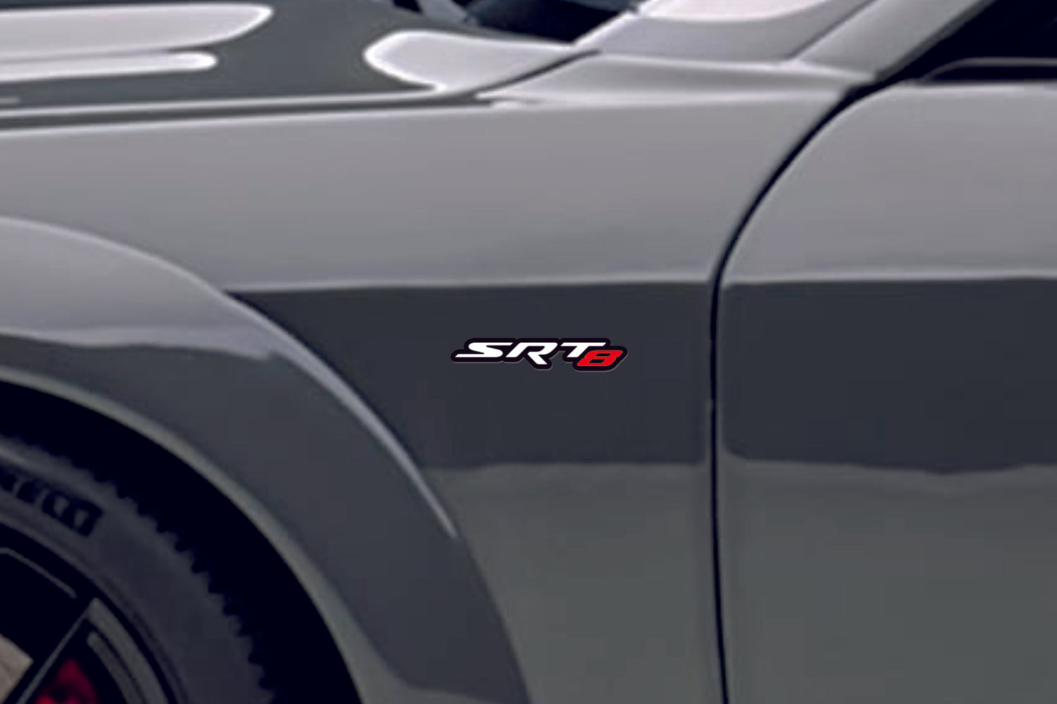 Chrysler emblem for fenders with SRT8 logo (type 2)