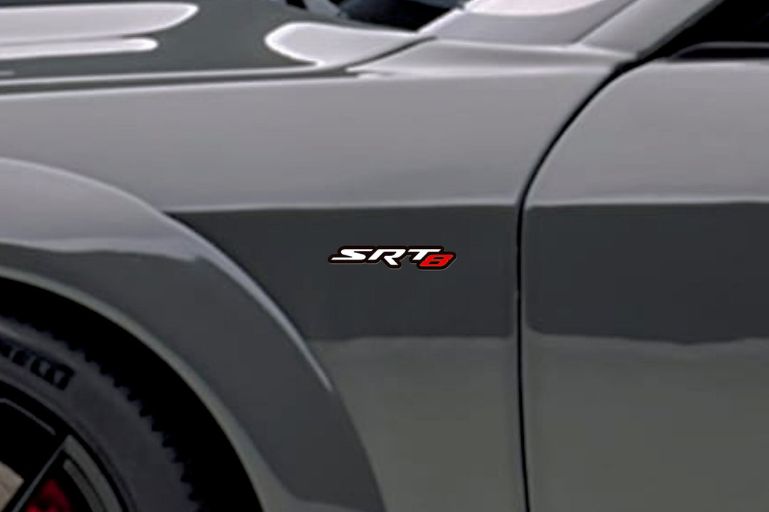 Chrysler emblem for fenders with SRT8 logo (type 2) Chrysler emblems decoinfabric