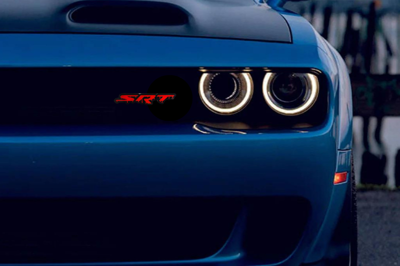 Dodge Emblem & Badge Set - Grille and Tailgate SRT Blood logo Dodge emblems decoinfabric