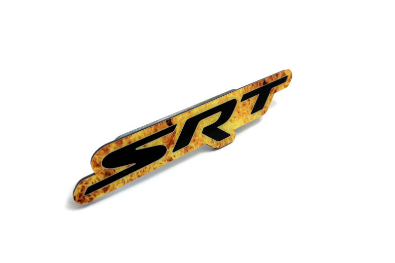 Chrysler Radiator grille emblem with SRT Fire logo Chrysler emblems decoinfabric