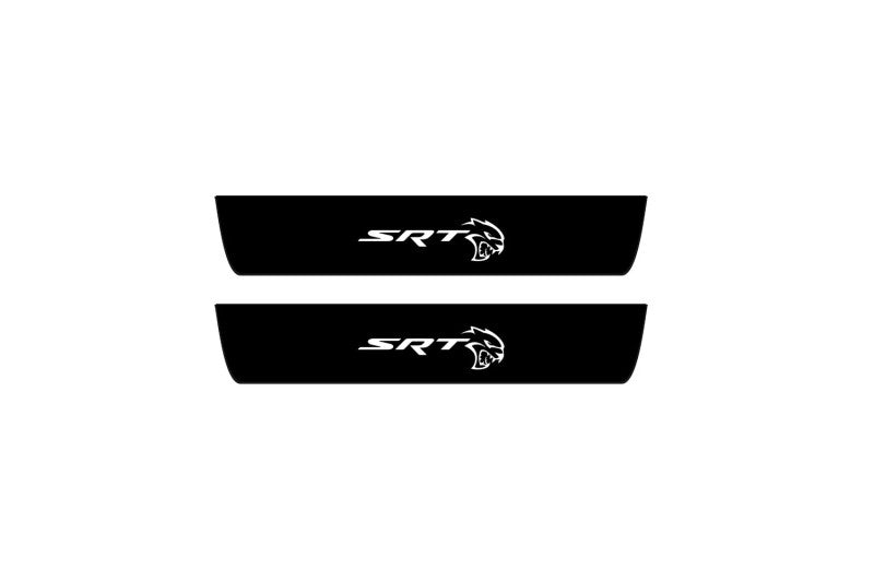 Dodge Durango III 2011+ Led Door Sill Pro With Logo SRT Hellcat (Premium Painting)