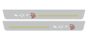 Chrysler 300C II 2011+ Door Sill Led Plate With SRT HELLCAT Logo (Type 4) Chrysler Led Door Sills opdesign