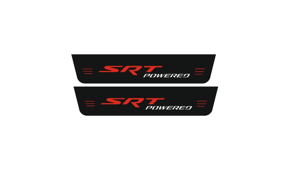 Chrysler 300C II Door Sill Led Plate With SRT POWERED Logo