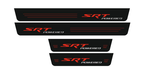 Dodge Charger 2023+ Door Sill Led Plate With SRT POWERED Logo (type 2)