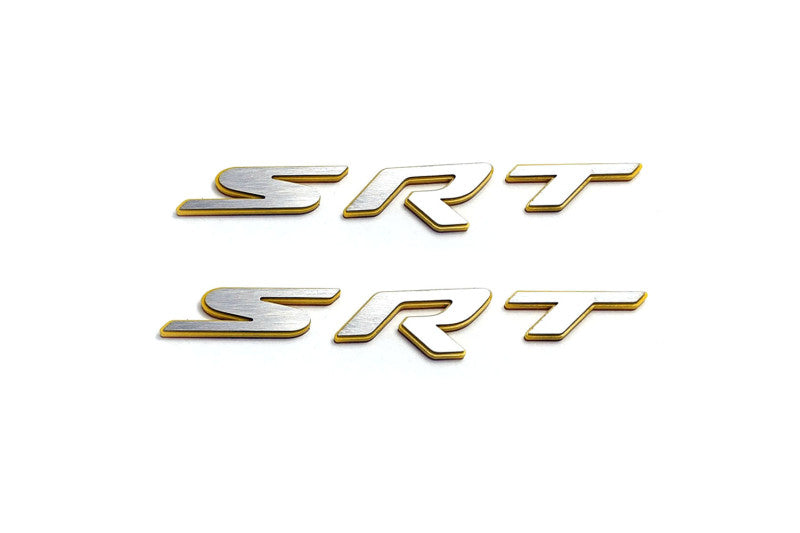 Jeep 3D emblem for fenders with SRT logo (type MIXT) Jeep emblems decoinfabric