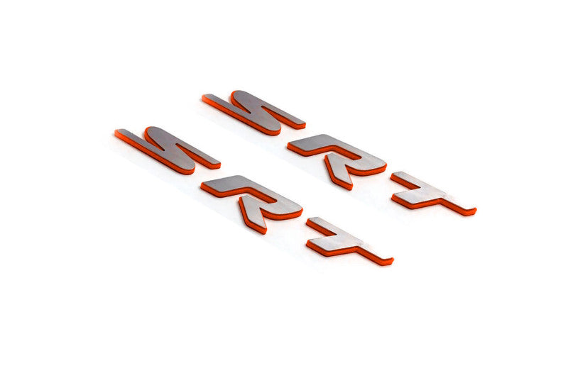 Jeep 3D emblem for fenders with SRT logo (type MIXT) Jeep emblems decoinfabric