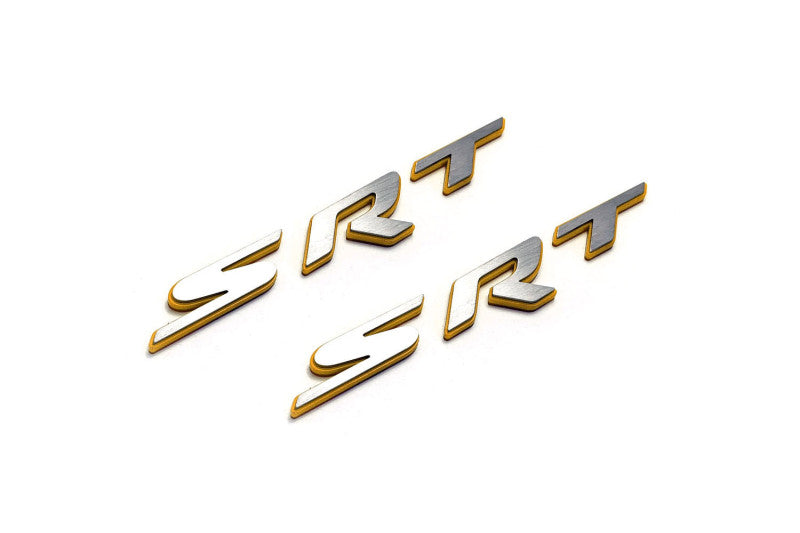 Jeep 3D emblem for fenders with SRT logo (type MIXT) Jeep emblems decoinfabric