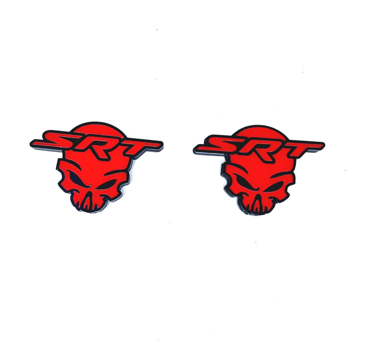 Dodge Emblem & Badges set with SRT Skull logo