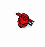 Wczytaj zdjęcie w przeglądarce galerii, Chrysler Radiator grille emblem with SRT Skull logo — photo 2