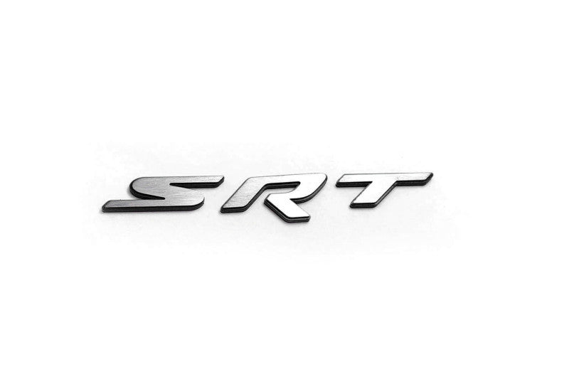 Dodge tailgate trunk rear 3D emblem with SRT logo (type MIXT) Dodge emblems decoinfabric