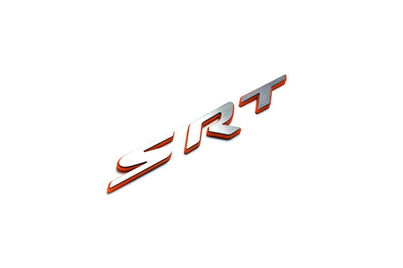 Chrysler tailgate trunk rear 3D emblem with SRT logo (MIXT design) Chrysler emblems decoinfabric
