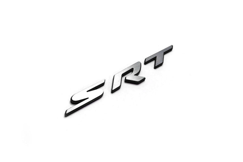 Jeep tailgate trunk rear 3D emblem with SRT logo (type MIXT) Jeep emblems decoinfabric