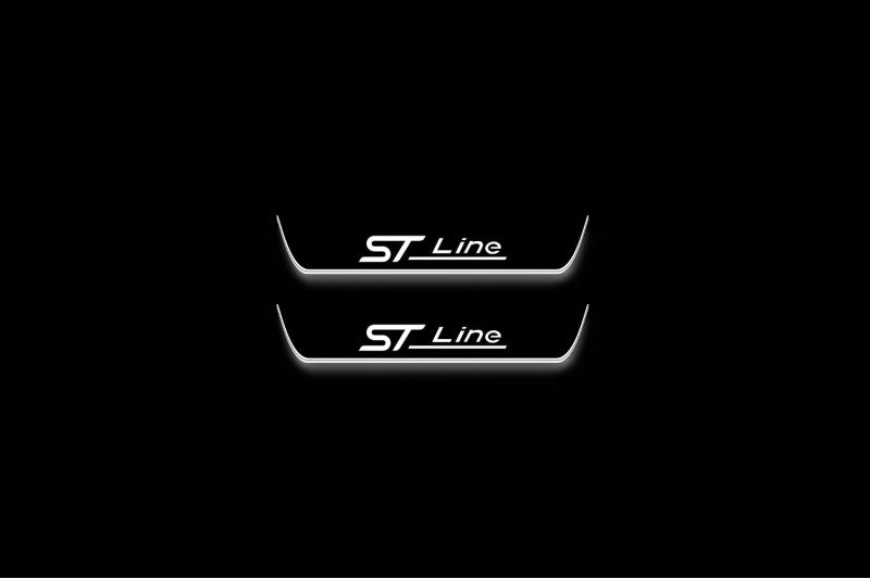 Ford Kuga III 2020+ LED Door Sill With Logo ST line