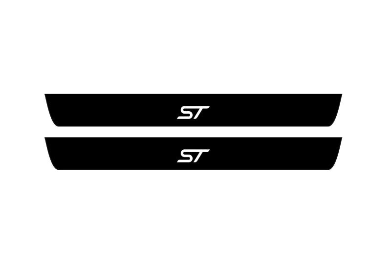 Ford Edge II 2014+ Led Door Sill Pro With Logo ST (Premium Painting) Ford Led Door Sills PRO opdesign