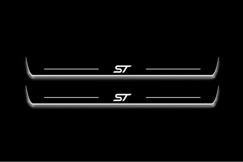 Ford Fiesta 2008-2017 Door Sill Protectors With Logo ST