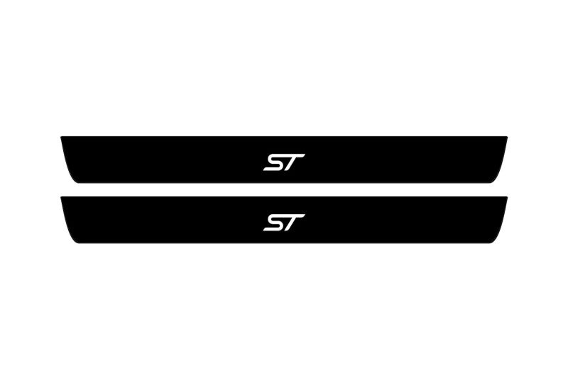 Ford Focus III 2011-2018 Led Door Sill Pro With Logo ST (Premium Painting) Ford Led Door Sills PRO opdesign