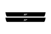 Ford Focus III 2011-2018 Led Door Sill Pro With Logo ST (Premium Painting) Ford Led Door Sills PRO opdesign