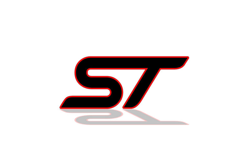 Ford tailgate trunk rear 3D emblem with ST logo (type MIXT) Ford emblems decoinfabric