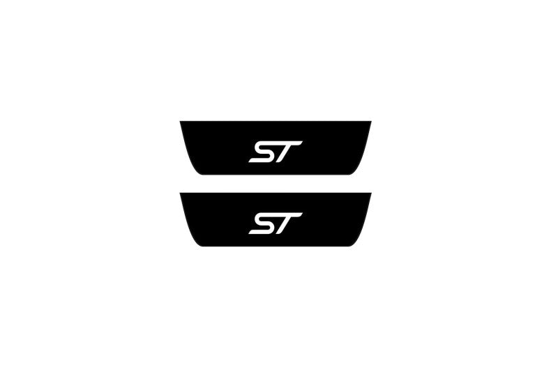 Ford Edge II 2014+ Led Door Sill Pro With Logo ST (Premium Painting) Ford Led Door Sills PRO opdesign