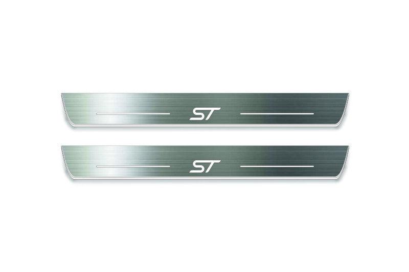 Ford Edge II 2015+ LED Door Sills PRO With Logo ST