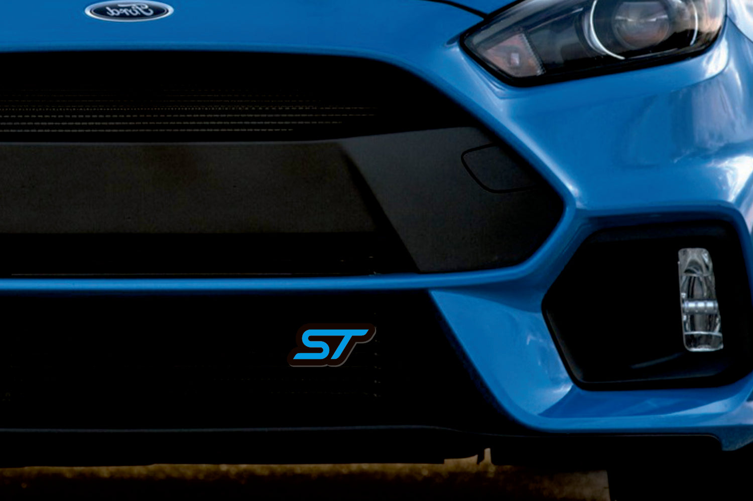 Ford Illuminated LED Radiator Grille Emblems and Badges with ST logo (type 1) Ford Led Emblems decoinfabric