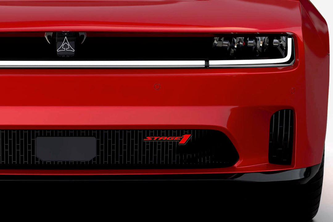 Dodge Charger 2024+ Radiator grille emblem with Stage 1 logo