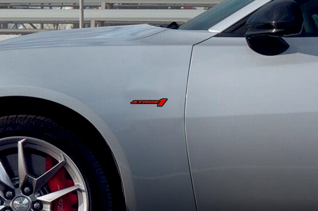 Dodge Charger 2024+ emblem for fenders with Stage 1 logo