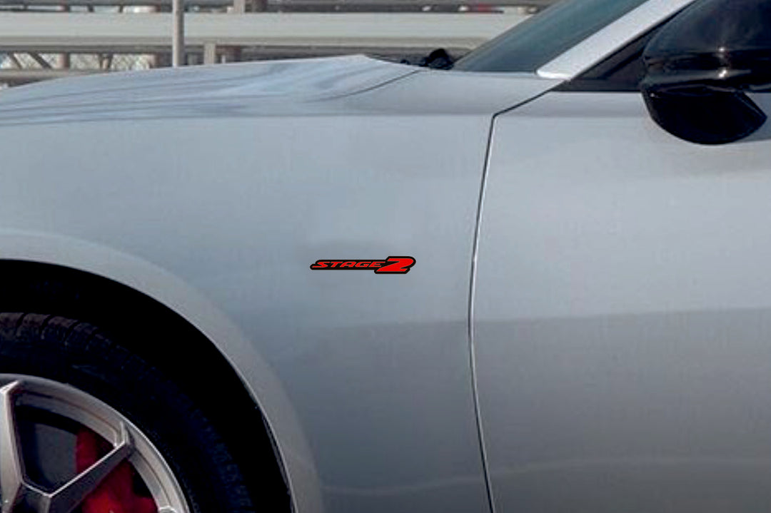 Dodge Charger 2024+ emblem for fenders with Stage 2 logo