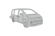 Car Keychain for Hyundai Staria 2021+ (type 3D) Keychains opdesign