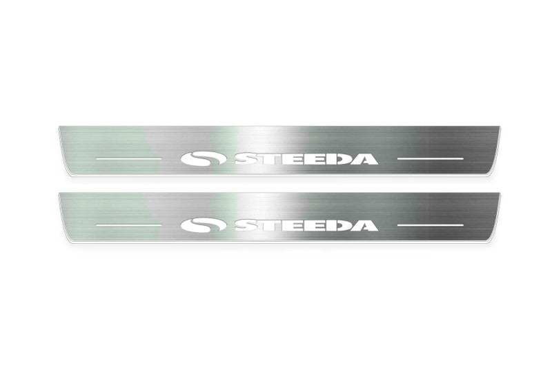 Ford Mustang VI 2015-2023 Car Door Sill With Logo Steeda