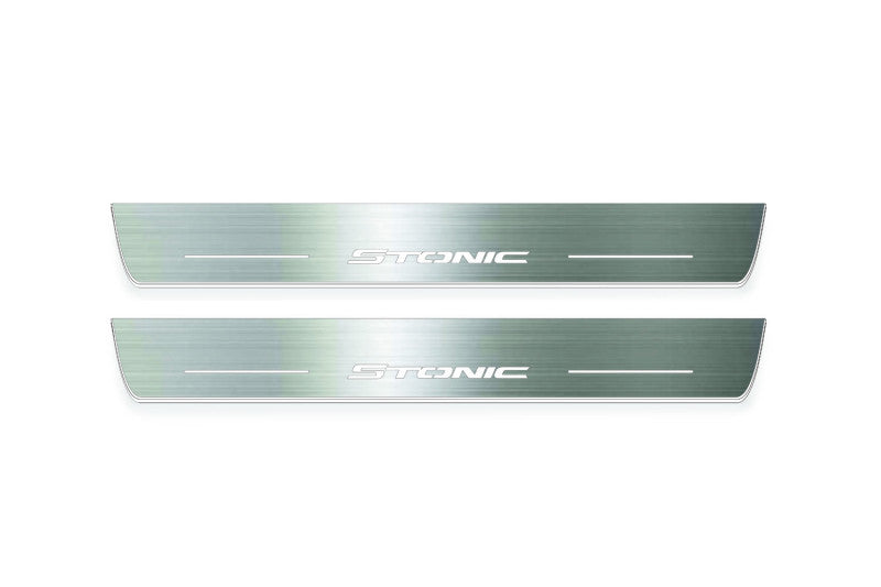 Kia Stonic 2017+ LED Door Sill With Logo Stonic