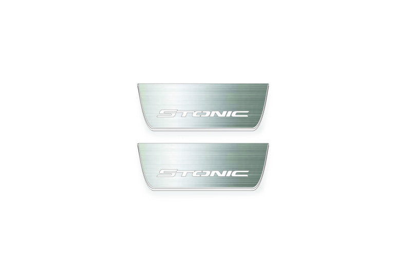 Kia Stonic 2017+ LED Door Sill With Logo Stonic