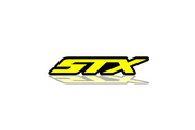Ford F150 emblem for fenders with STX logo (type 2) Ford emblems decoinfabric BLACK YELLOW